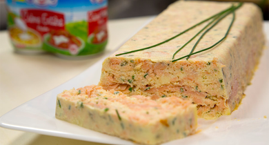 Terrine aux deux saumons Bridélice 