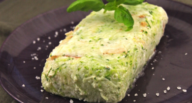 Terrine de courgettes au poulet