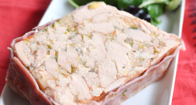 Terrine de poulet aux herbes