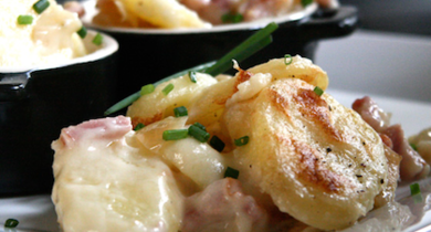 Véritable tartiflette au Reblochon de Savoie