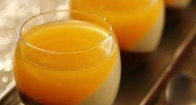 Verrine aux 2 chocolats et gelée de clémentines