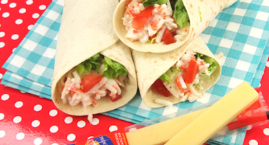 Wraps fraicheur au surimi