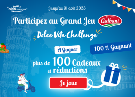 Push Dolce Vita Challenge Galbani 