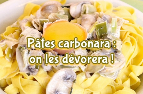 Pâtes carbonara