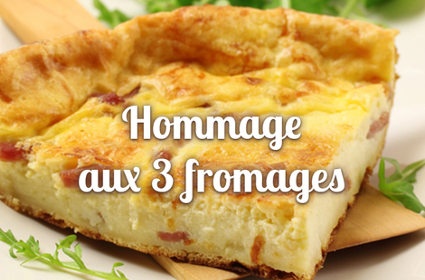 3 fois plus de goût avec ces recettes au Râpé 3 Saveurs Président !