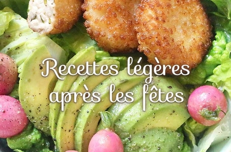 recettes légères après les fêtes