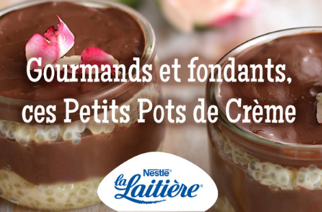 Gourmands et fondants, ces Petits Pots de Crème