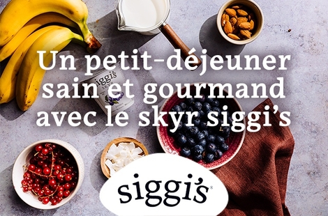 Un petit-déjeuner sain et gourmand avec le skyr siggi’s