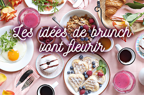 Les idées de brunch vont fleurir