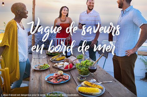 Vague de saveurs en bord de mer