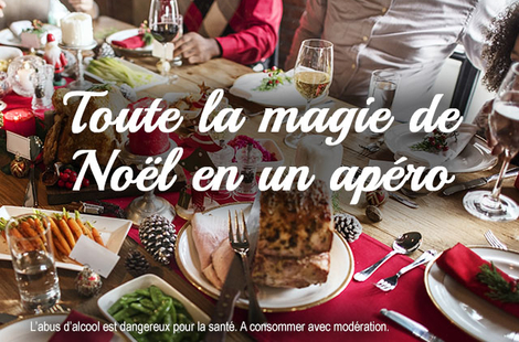 Toute la magie de Noël en un apéro