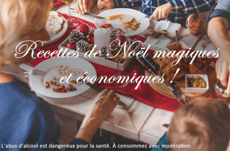 Recettes de Noël à petits prix 