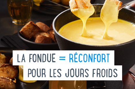 La Fondue. Réconfort pour les jours froids.