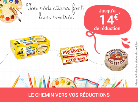 bon de reductions yaourt la bicyclette à imprimer