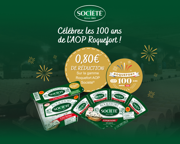 Célébrez les 100 ans de l'AOP Roquefort