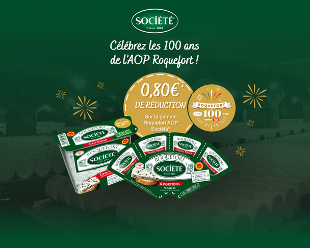 Célébrez les 100 ans de l'AOP Roquefort