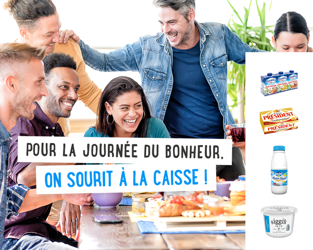 Pour la journée du bonheur, on sourit à la caisse !