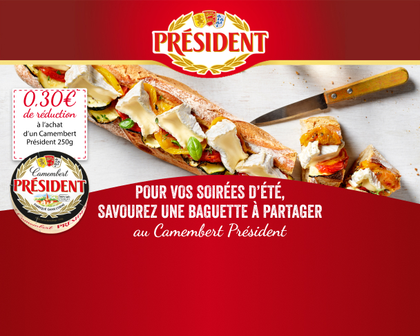 Président Savourez une baguette à partager