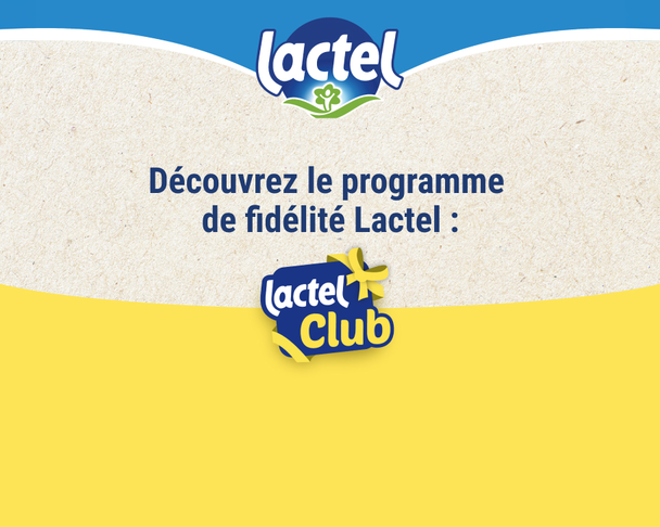 Programme de fidélité Lactel