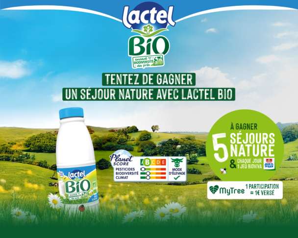 Visuel jeu Lactel Bio