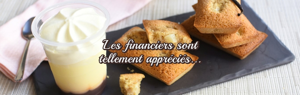 Régalez-vous avec des financiers au chocolat, aux fruits…