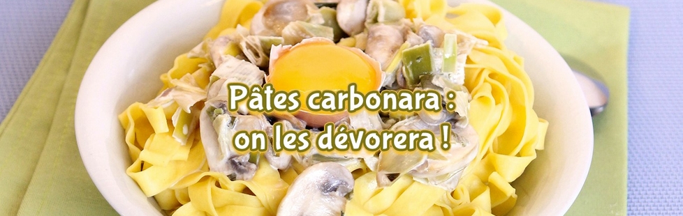 Pâtes carbonara