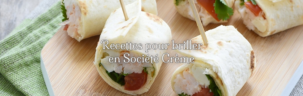 Un petit goût d'exception pour ces recettes à base de Société Crème.