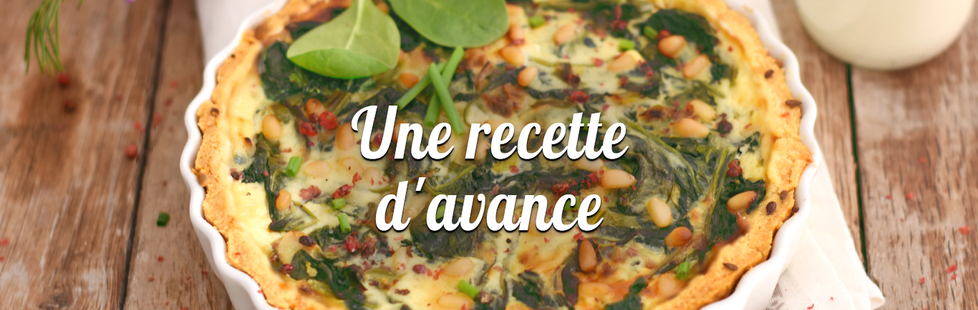 Une recette d'avance