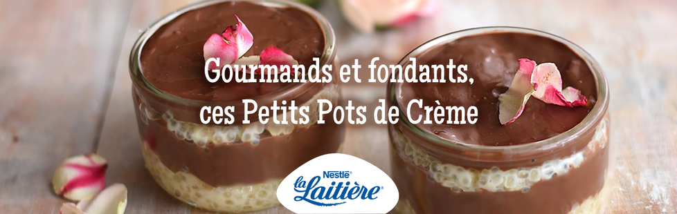 Gourmands et fondants, ces Petits Pots de Crème