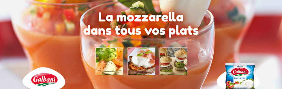 La mozzarella dans tous vos plats