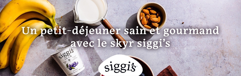 Un petit-déjeuner sain et gourmand avec le skyr siggi’s