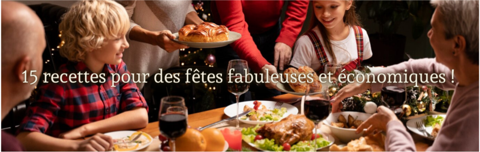 15 recettes pour des fêtes fabuleuses et économiques ! 