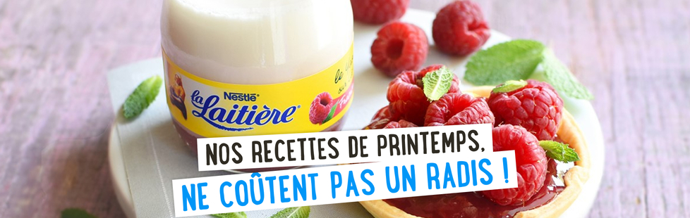 Nos recettes de printemps, ne coûtent pas un radis !