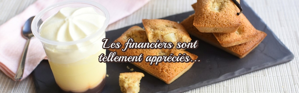 Régalez-vous avec des financiers au chocolat, aux fruits…