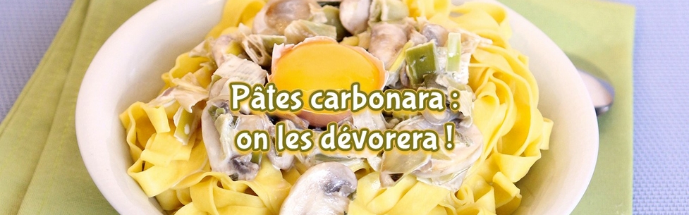 Pâtes carbonara