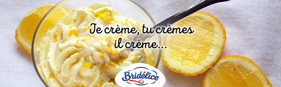 Je crème, tu crèmes, il crème