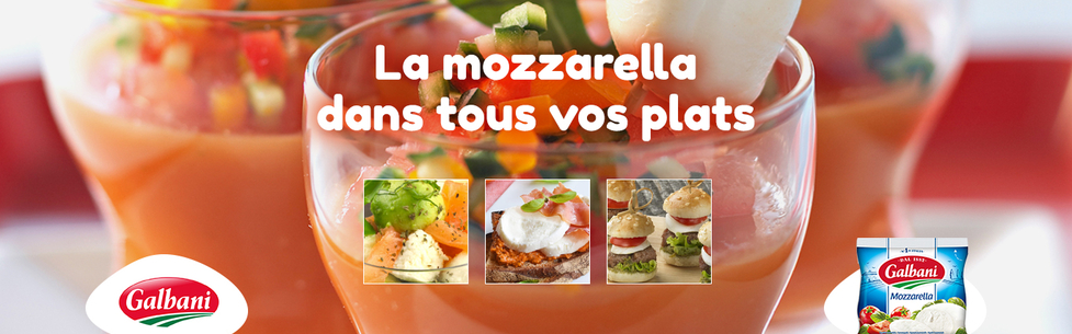 La mozzarella dans tous vos plats