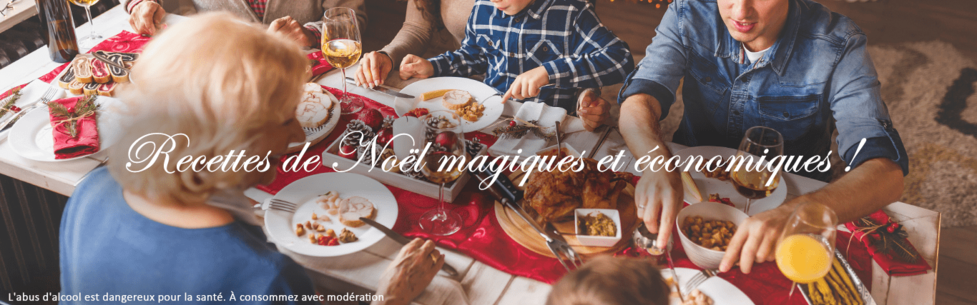 Recettes de Noël à petits prix 