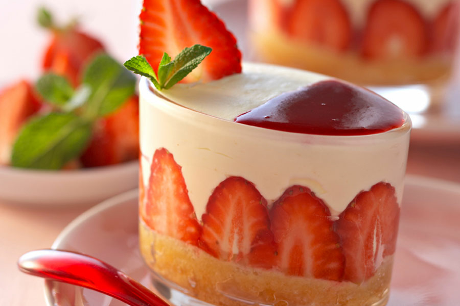 recette tiramisu fraise et jus d'orange