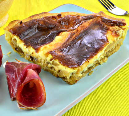 Tarte A L Oignon Et Au Jambon De Pays Envie De Bien Manger