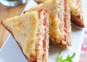  Croque monsieur et tartines gratinées 