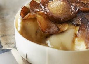 Tatin de pommes au camembert