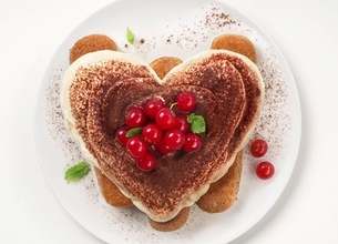 Tiramisu romantique