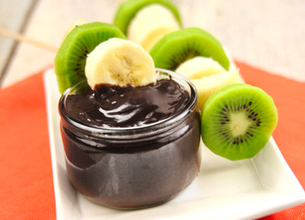 Fondue au chocolat et ses brochettes de fruits