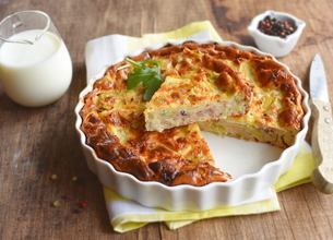 Quiche légère au thon sans pâte