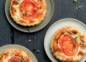 Mini quiches thon, tomates et mozzarella