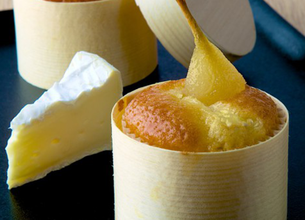 Cupcake au camembert et à la poire