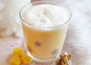 Milkshake tiède à la mangue 