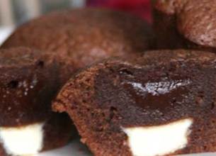 Soufflés surprises aux 2 chocolats