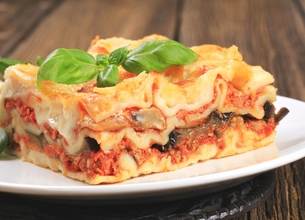 Lasagnes forestières aux 3 fromages